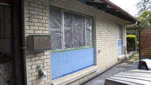 house wall 3 prepared for rendering